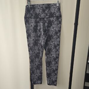 Women's Black Tie-Dye Leggings